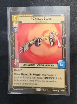 Xanadu Blood - Cad Bane's Reward 191/262 Star Wars Unlimited TCG Card SHD NM - Image 1
