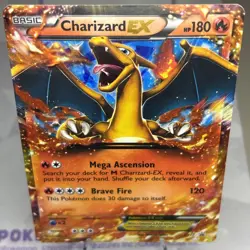 Pokemon TCG Charizard EX XY17 Holo Ultra Rare Black Star Promo Card NM-LP - Image 2