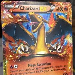 Pokemon TCG Charizard EX XY17 Holo Ultra Rare Black Star Promo Card NM-LP - Image 3