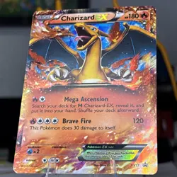Pokemon TCG Charizard EX XY17 Holo Ultra Rare Black Star Promo Card NM-LP - Image 5