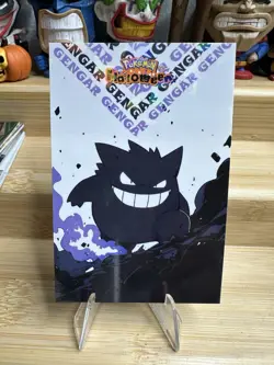Gengar Cracked Ice Pokemon 2025 Halloween Card Database Set - Image 1