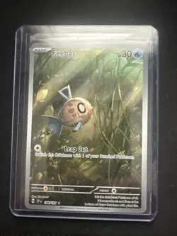Pokemon TCG Feebas Holo Illustration Rare Card 198/191SV08 Surging Sparks NM/M - Image 1