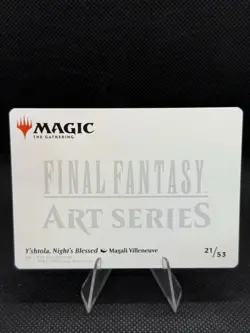 Y'shtola, Night's Blessed Art Card (21) (Gold-Stamped Signature) Art Series:... - Image 2