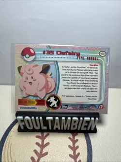 Topps Pokemon Tv Animation Clefairy Foil Card - Image 2