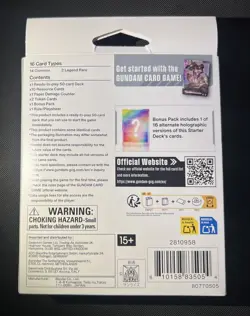 Gundam Card Game TCG Starter Deck ST05 Iron Bloom NO PROMO PACK, DECK ONLY - Image 2