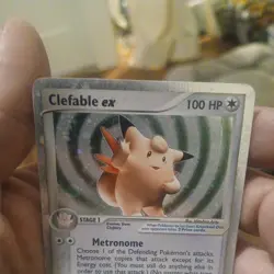 Clefable EX 106/112 - Firered & Leafgreen Holo SWIRL Pokemon TCG Card - Image 4