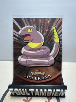 Topps Pokemon Tv Animation Ekans Foil Card - Image 1