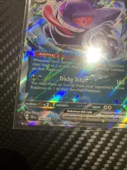 Pokemon Gengar EX TCG Temporal Forces Holo Card 104/162 Double Rare - Image 4