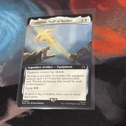 Caduceus, Staff of Hermes - Extended Art Assassin's Creed NM MTG - Image 1