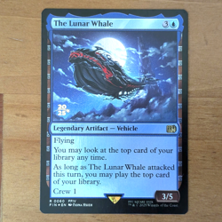 The Lunar Whale - Pre-release Foil Stamped Promo - Final Fantasy MTG - Image 1