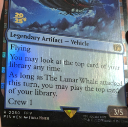 The Lunar Whale - Pre-release Foil Stamped Promo - Final Fantasy MTG - Image 3