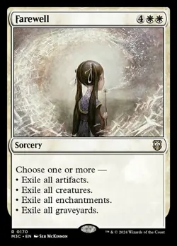Farewell Magic mtg Light Play, English Commander Modern Horizons 3 x1 - Image 1