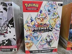 Pokemon TCG Scarlet & Violet White Flare Prismatic Surging Sparks Booster Bundle - Image 3