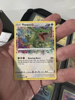 Pokemon Sword & Shield Vivid Voltage Rayquaza 138/185 Amazing Rare - Image 1