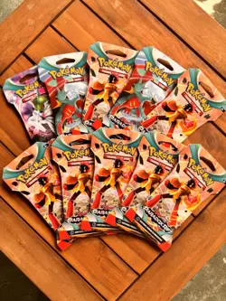 Pokemon TCG Scarlet and Violet Paradox Rift Booster Pack. 10 Count Total. - Image 1