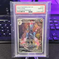 Ceruledge 197/191 Sv08: Surging Sparks Holo Pokemon PSA 10 Gem Mint - Image 1