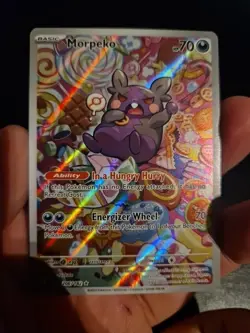 Pokemon TCG Morpeko 206/182 Paradox Rift Illustration Rare NM/Mint! - Image 1