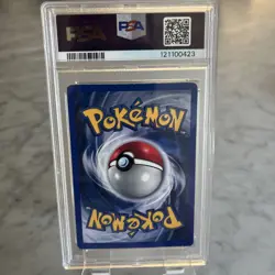 1999 Pokemon Game Hitmonchan #7 Shadowless Holo PSA 2 - Image 2