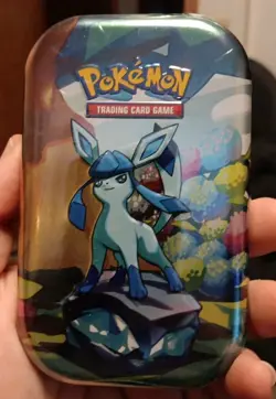 Pokemon TCG: Scarlet & Violet Prismatic Evolutions Mini Tin Box Glaceon SEALED - Image 1
