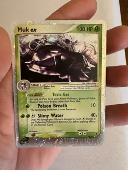 2003 Pokemon - Muk EX Holo Rare - EX Dragon 96/97 SWIRL - Nintendo - Image 4