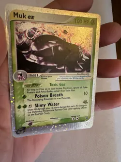 2003 Pokemon - Muk EX Holo Rare - EX Dragon 96/97 SWIRL - Nintendo - Image 5