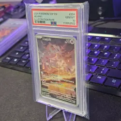 2024 POKEMON SSP EN-SURGING SPARKS ILLUSTRATION RARE #204 MESPRIT PSA 10 - Image 2