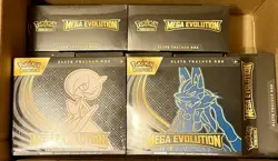 (9) Pokemon TCC Mega Evolutions ETB’s Factory Sealed Brand New - Image 1