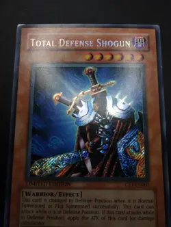 YUGIOH 2004 | TOTAL DEFENSE SHOGUN | CT1-EN001 | LIMITED EDT | VG - EXCELLENT - Image 5