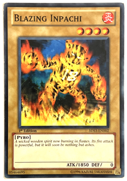 YuGiOh! - Blazing Inpachi - SD3-EN003 - 1st Edition - Common - Image 1