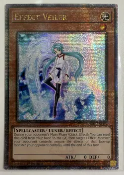 Yugioh Effect Veiler RA01-EN003 1st Ed. QCR MINT - Image 1