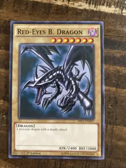 Yugioh Millenium Pack 1st Edition Red Eyes Black Dragon - Image 1