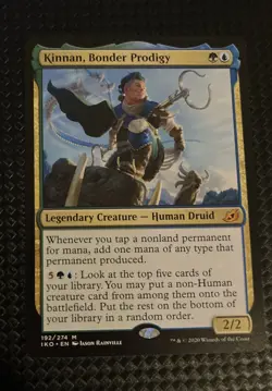 Kinnan, Bonder Prodigy Ikoria: Lair of Behemoths Magic the Gathering Card 192 NM - Image 1