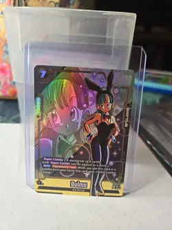 English Dragon Ball Super Bulma Holo Trading Card Wish For Shenron Fb07-113 - Image 1
