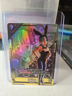 English Dragon Ball Super Bulma Holo Trading Card Wish For Shenron Fb07-113 - Image 2