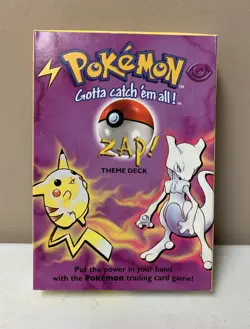 Pokemon cards WOTC Zap! COMPLETE Theme Deck Base Set 1999 - Image 1