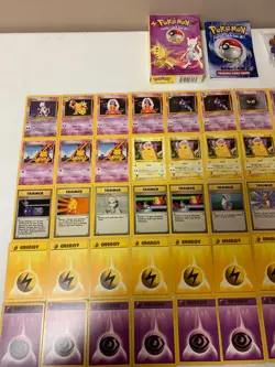 Pokemon cards WOTC Zap! COMPLETE Theme Deck Base Set 1999 - Image 3