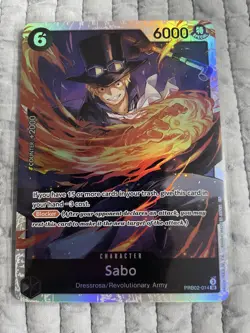 One Piece Card Game Sabo PRB02-014 SR English - Image 1