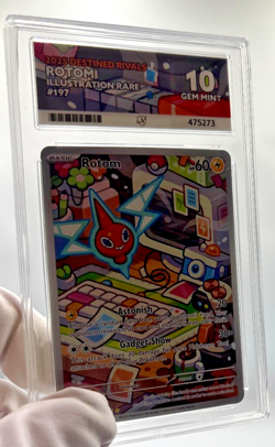 Pokemon Cards - ACE 10 Rotom 197/182 - Destined Rivals IR - PSA BGS CGC - Image 3