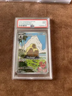 Pokemon Alolan Dugtrio Card 208/191 Scarlet & Violet Surging Sparks PSA 9 - Image 1