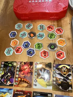 Bakugan Battle Brawlers Lot Of 22 With Carry Cases Cards Battle Arena - Image 3