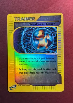 WEAKNESS GUARD 141/147 Aquapolis REVERSE HOLO RH Pokemon TCG card VLP-NM - Image 1