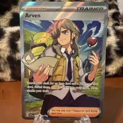 Pokemon Arven Trainer Holo Ultra Rare TCG Card 235/198 NM/MINT - Image 1