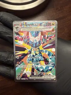 Pokemon TCG Dragapult EX Prismatic Evolutions Holo Card 165/131 NM English - Image 2