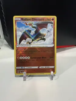Pokemon TCG Radiant Charizard Crown Zenith Holo Card 020/159 NM conditions - Image 1