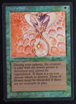Drop of Honey Magic MTG Card Arabian Nights Magic: the Gathering 1993 - Image 1