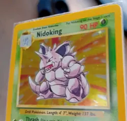 Pokemon Cards: Base Set Rare Holo: Nidoking 11/102 - Image 4