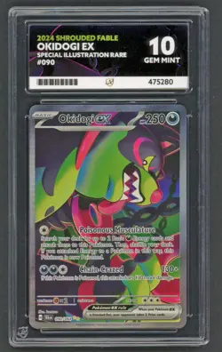 Pokemon Cards - ACE 10 Okidogi Ex 090/064 - Shrouded Fable SIR- PSA BGS CGC - Image 1