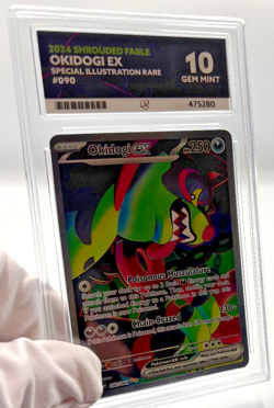 Pokemon Cards - ACE 10 Okidogi Ex 090/064 - Shrouded Fable SIR- PSA BGS CGC - Image 3