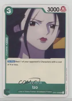 2022 One Piece Card Game: Romance Dawn OP01 Izo #OP01-033 - Image 1