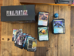 Magic The Gathering Final Fantasy Gift Bundle Box Full of Bulk Cards w/Dice - Image 3